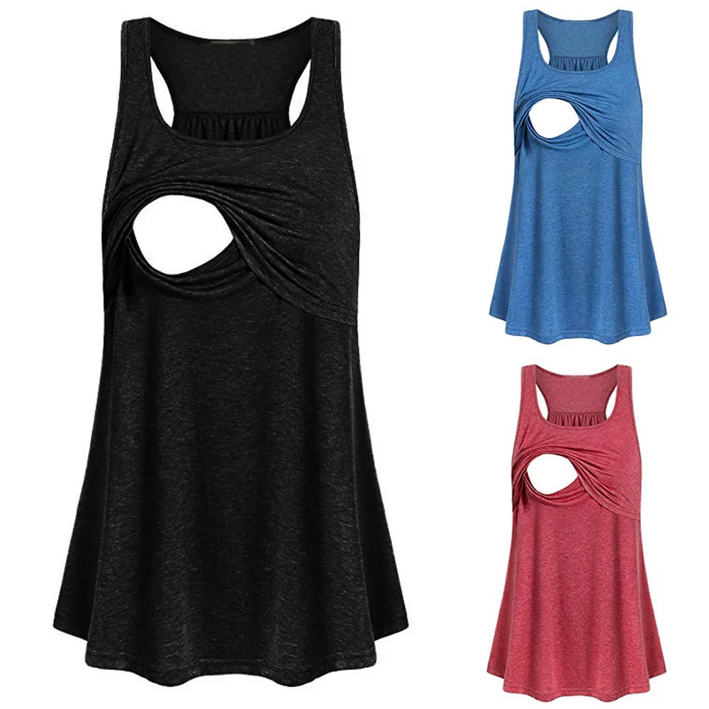 SAGACE летние топы для беременных одежда на бретелях жилет блузка грудного