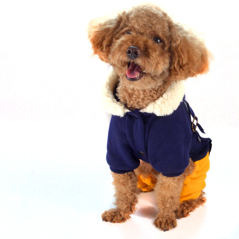 Мягкая одежда для собак Йорков новинка зима-осень теплый комбинезон маленьких