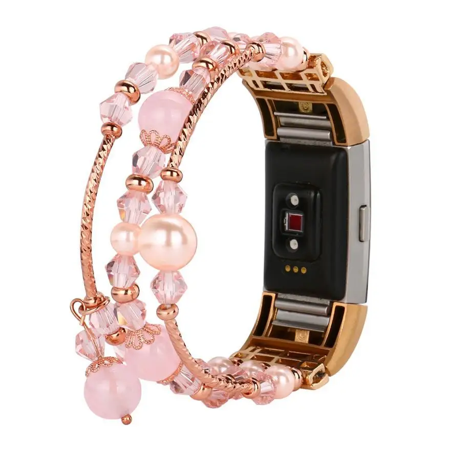 Сменный Браслет с эластичным растягивающимся браслетом ручной работы из бисера