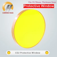 carmanhaas co2 znse laser protect window lenses protective glass for laser cutting machine dia 192025mm thick 2mm