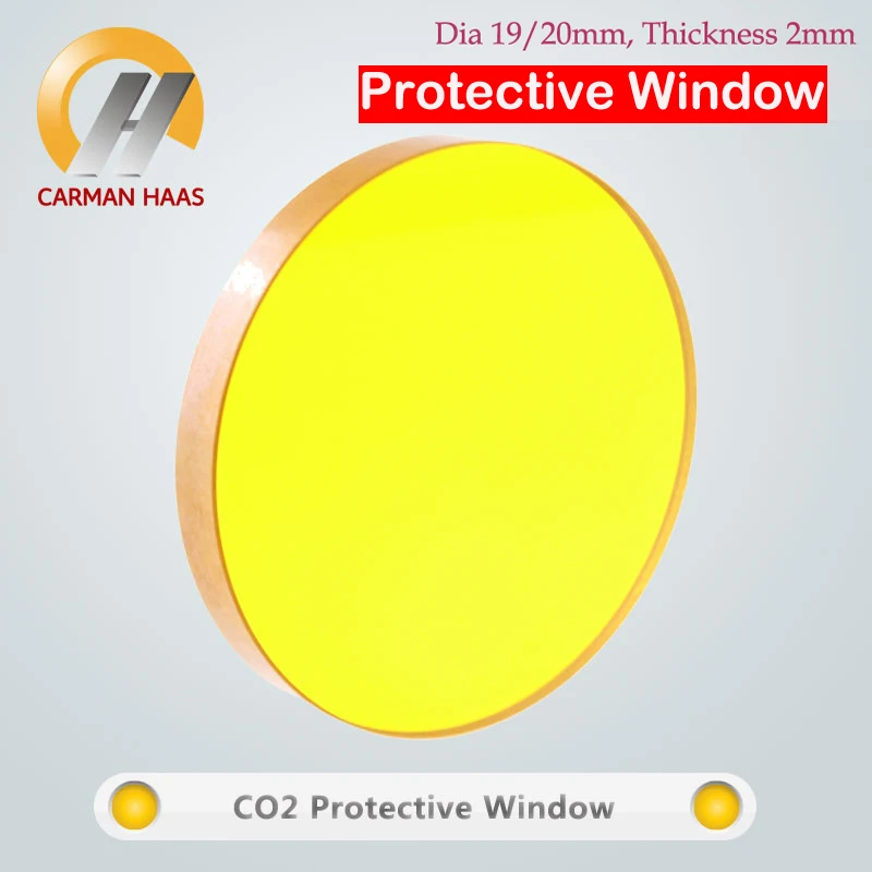 Carmanhaas CO2 ZnSe лазера защищает окно линзы защитный Стекло для лазерной резки