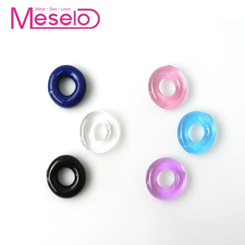 Meselo 6 шт./компл. увеличительное кольцо для пениса задержки эякуляции мягкое