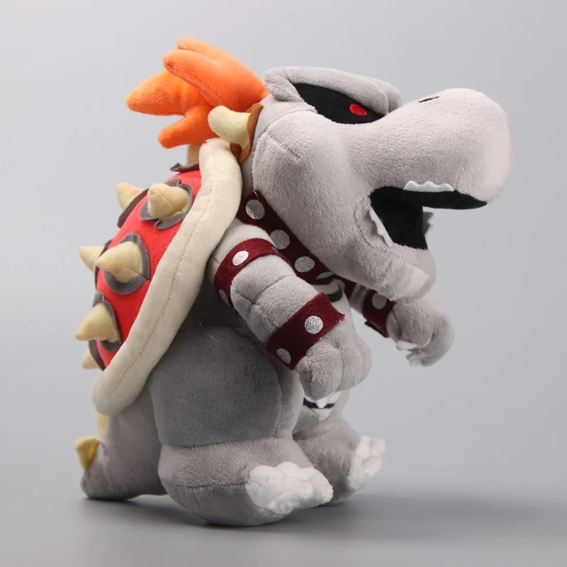 Супер Марио серый король Bowser JR Koopa Мягкие плюшевые игрушки дети подарок на день рождения 1" 30 см детский подарок
