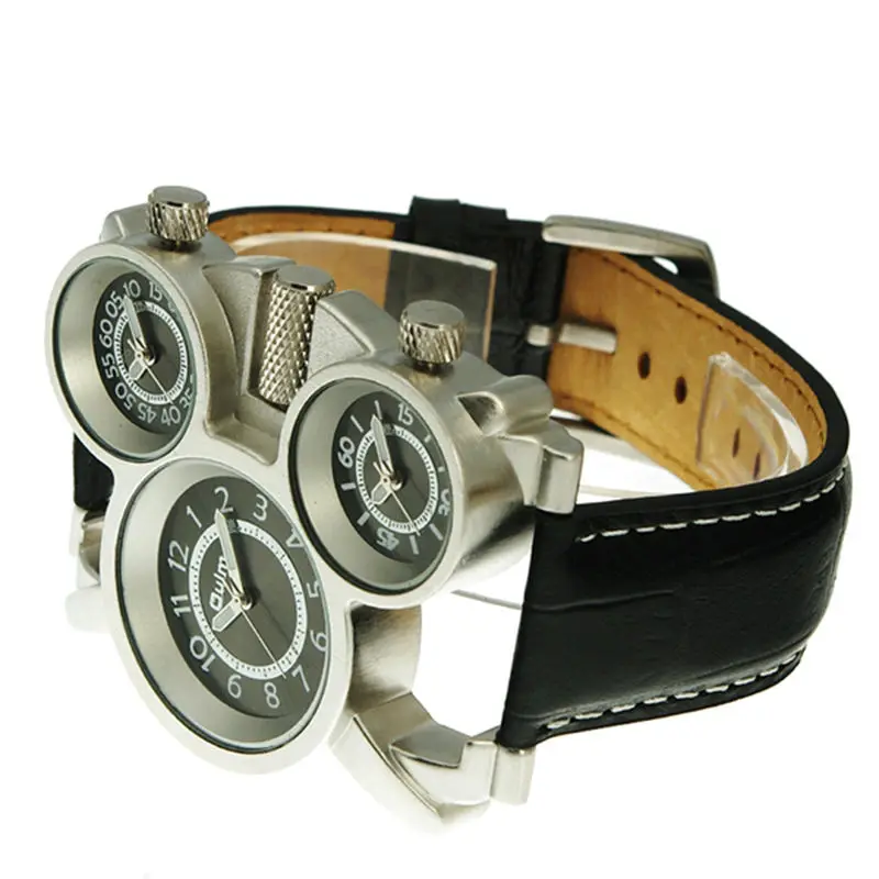 Часы наручные мужские с уникальным дизайном 3 часовых пояса 2018|watch 3|watch fwatch fashion |