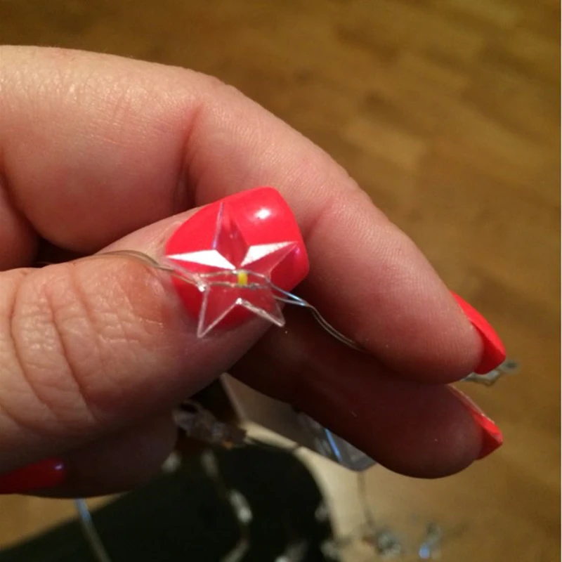 3 м 30 шт. светодиодный светильник s String Mini DIY в форме звезд ночник сказочный для