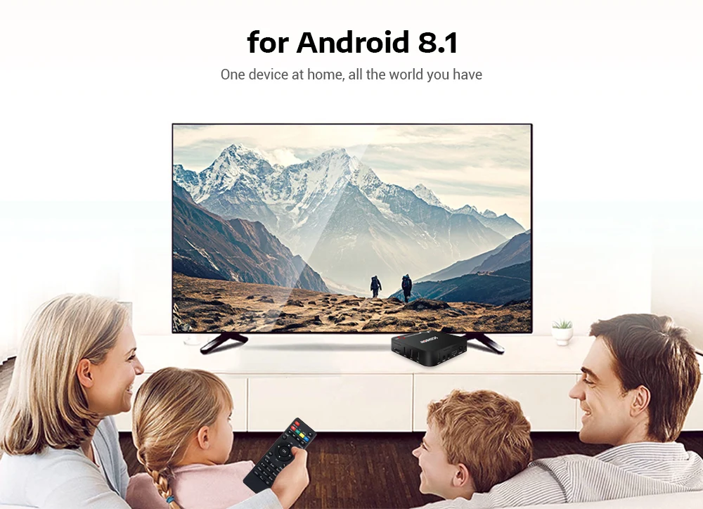 Scishion Model S Android 8,1 4k смарт ТВ коробка RK3229 4 ядра 2G Оперативная память 16 Гб Встроенная память Media Player 2,4 ГГц Wi-Fi 100 Мбит/с, комплект компьютерной приставки к телевизору