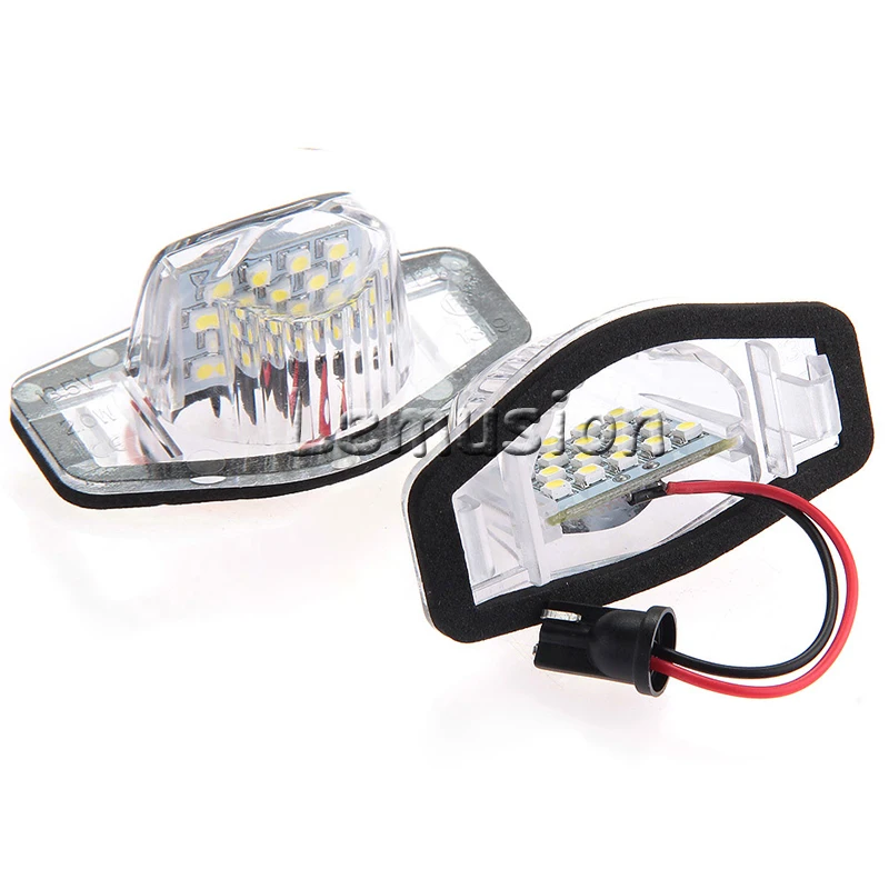 1 пара Автомобильный светодиодный номерной знак светильник 12V SMD СВЕТОДИОДНЫЙ