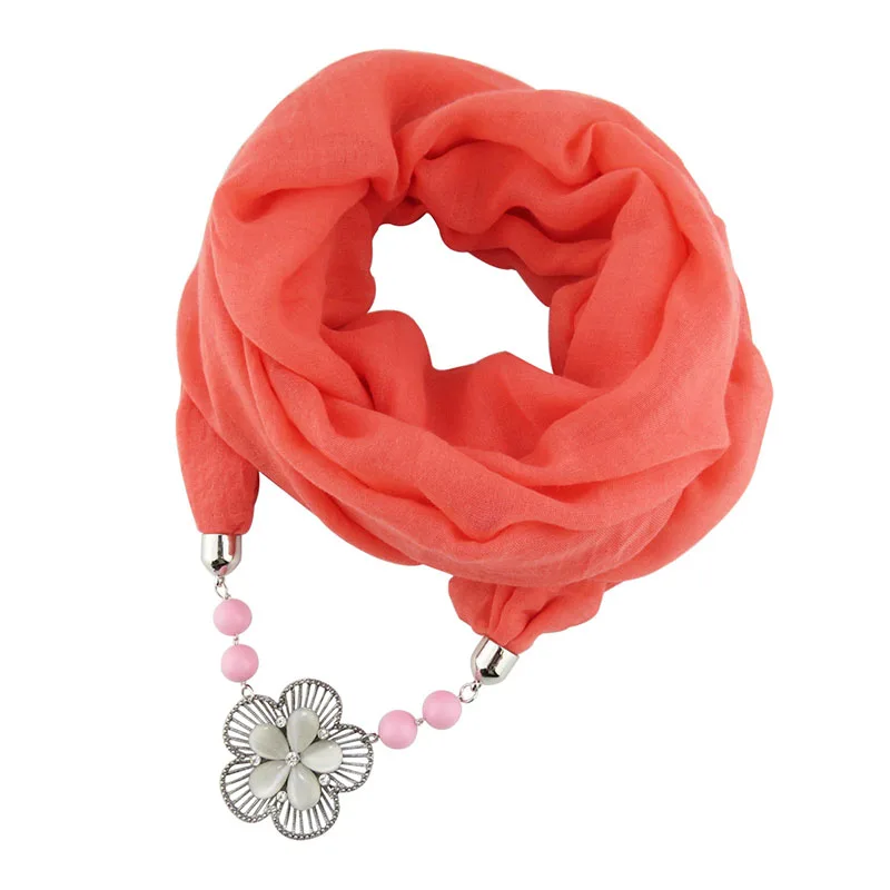 RUNMEIFA ожерелье из железного сплава с кисточкой однотонный платок шарф Бесплатная