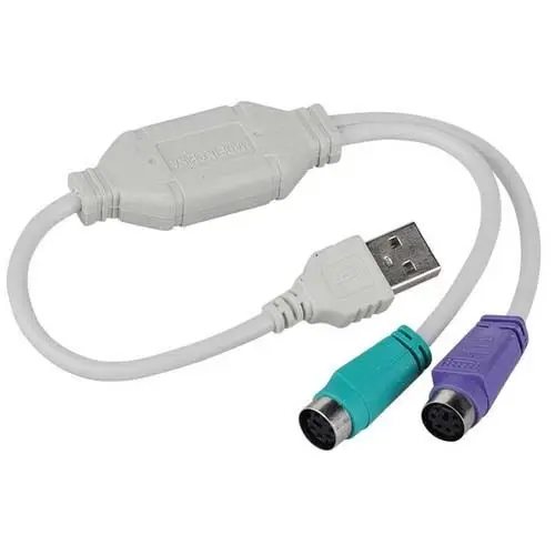 10 шт. Новый USB Кабель-адаптер PS2 для клавиатуры и мыши, адаптер PS2 corder (art.: 7aeec5752) - 7aeec5752