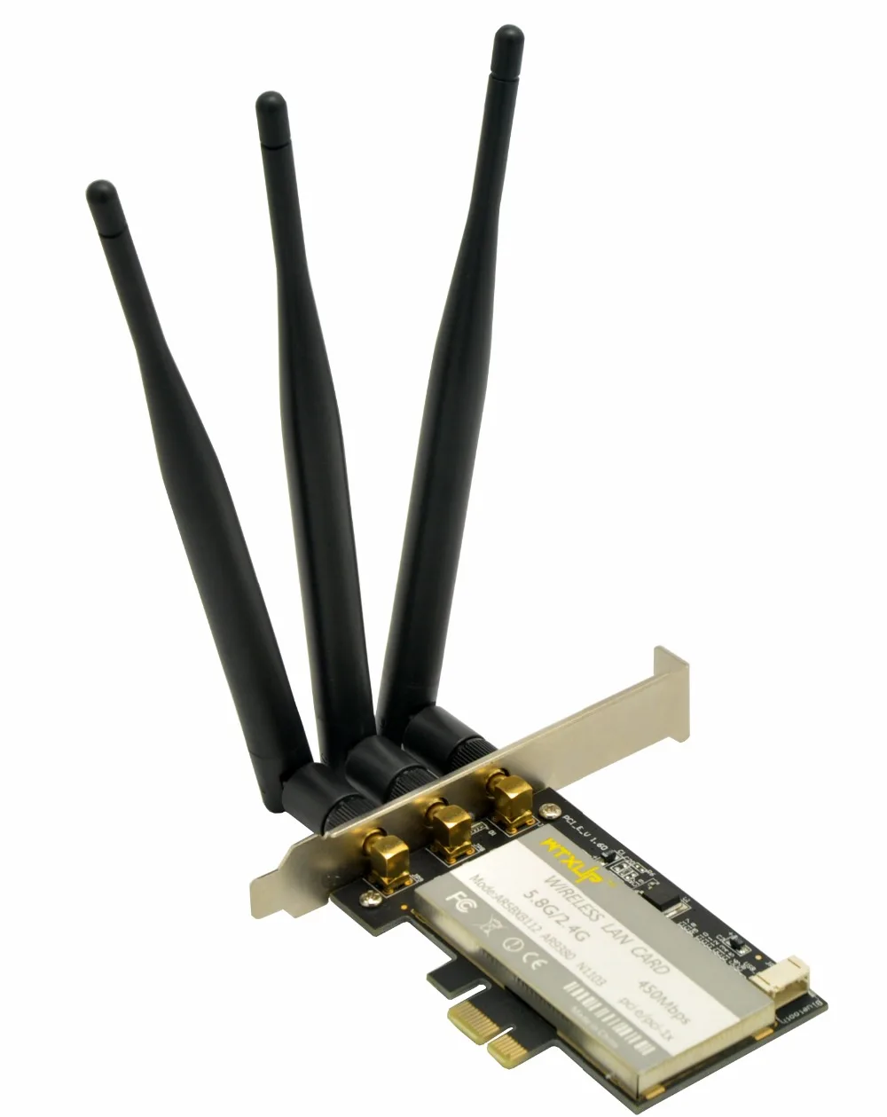WTXUP for Atheros AR9380 AR5BXB12 802.11a/b/g/n 450Mbps PCI-E WiFi Adapter + 3 x 6dBi SMA Antenna MAC OS/Linux /Windows 8 10 | Компьютеры
