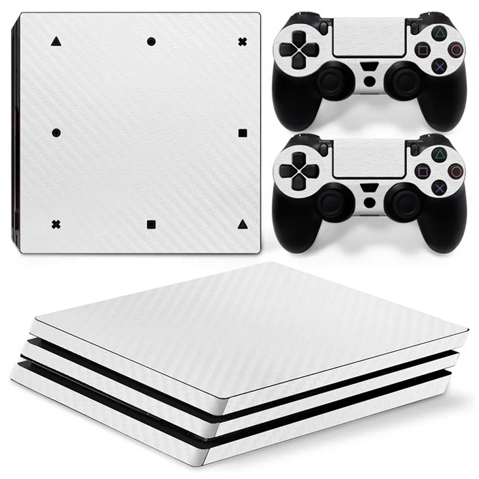 Заказ высокого качества силиконовый чехол углеродного волокна кожи для PS4 Pro