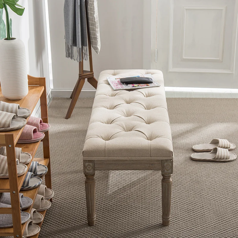 Американские Ботинки табурет из цельного дерева Ретро стиль диван стул магазин