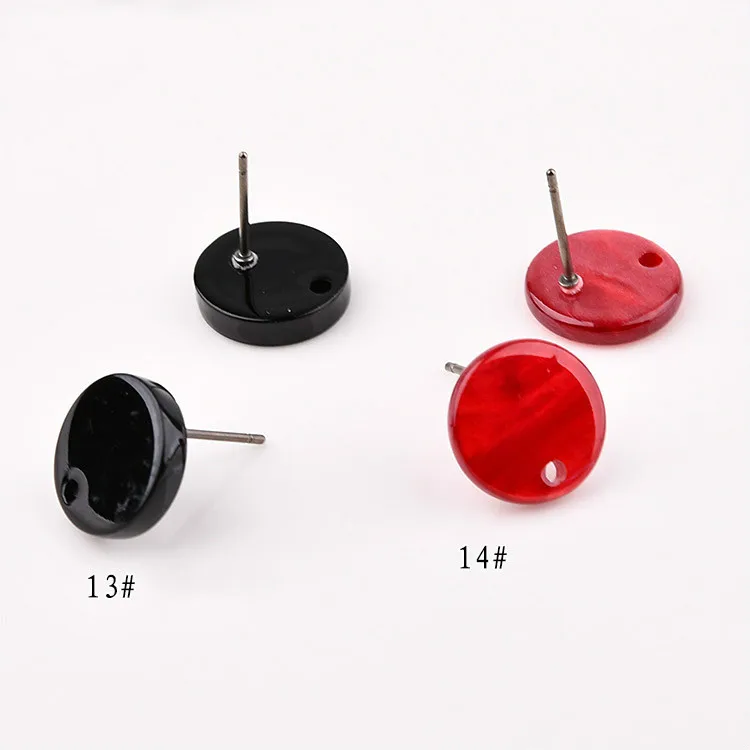 Корейские темпераментные акриловые серьги Луна сделай сам ручная работа