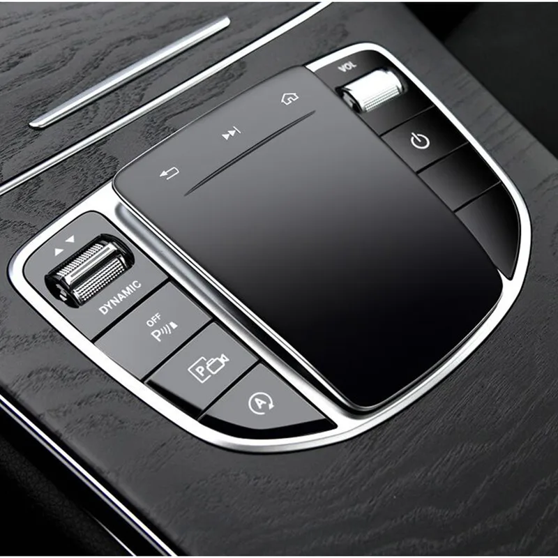 2 комплекта, центральная консоль, почерк, мышь, Защитная пленка для Mercedes Benz C E, класс 180, 260, 300,, Автомобильный кузов, наклейка для переключения передач
