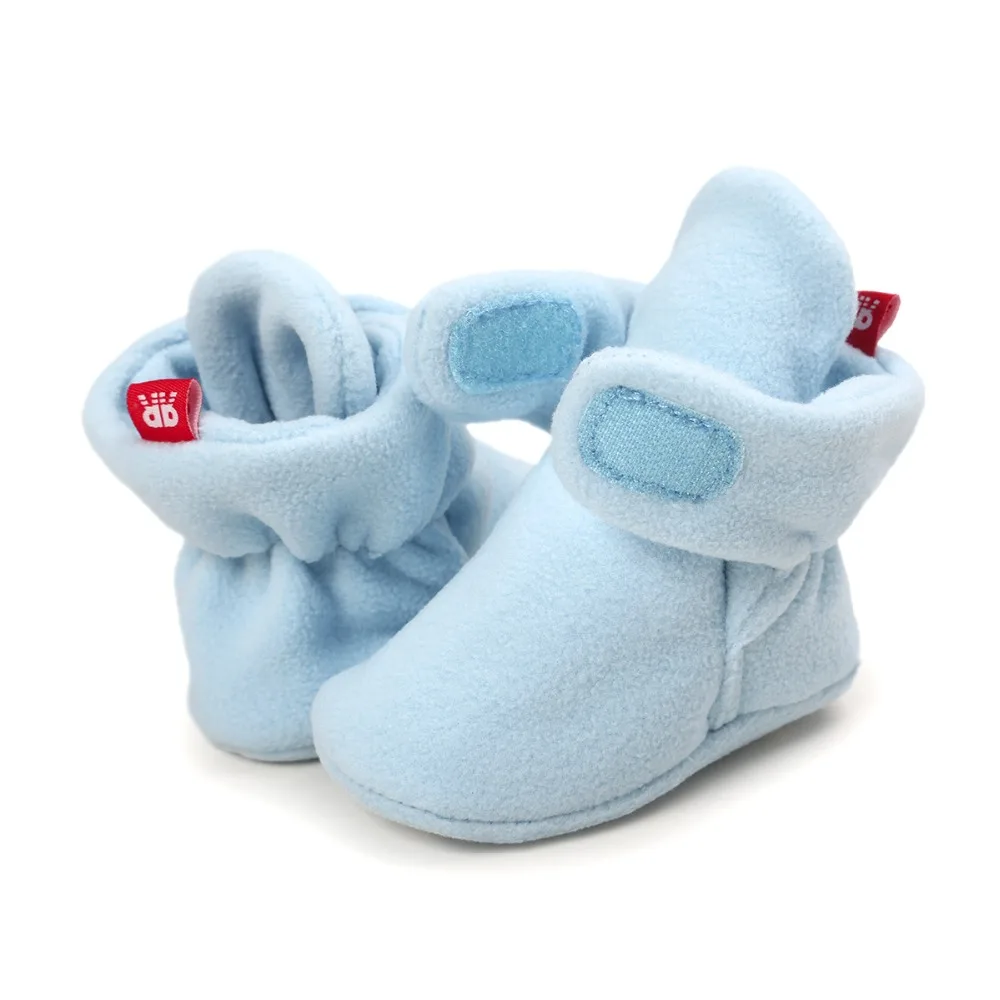 

ROMIRUS Baby Winter Warm Shoes Cute Boys Girls Cotton Padded Boots Newborn Faux Fleece First Walkers Toddler footwear