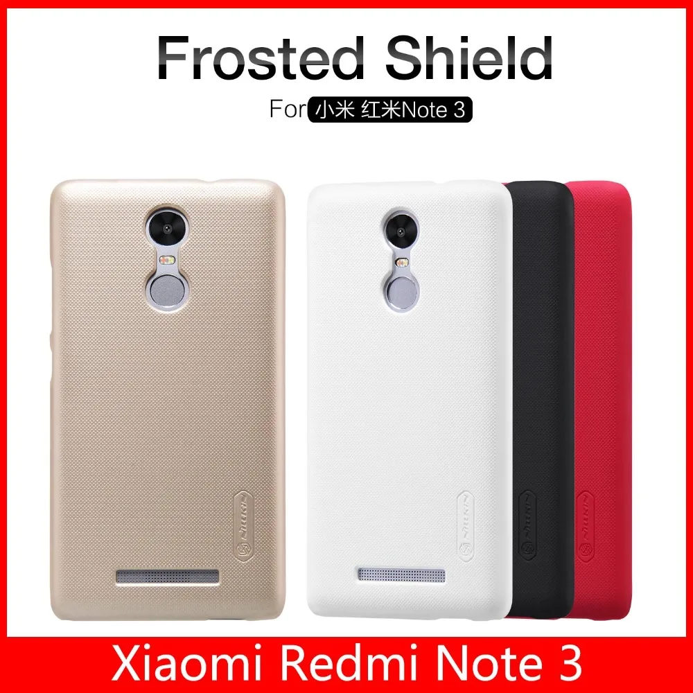 Xiaomi redmi note 3 pro case cover Nillkin brand frosted case for xiaomi redmi note 3 pro prime with glass film