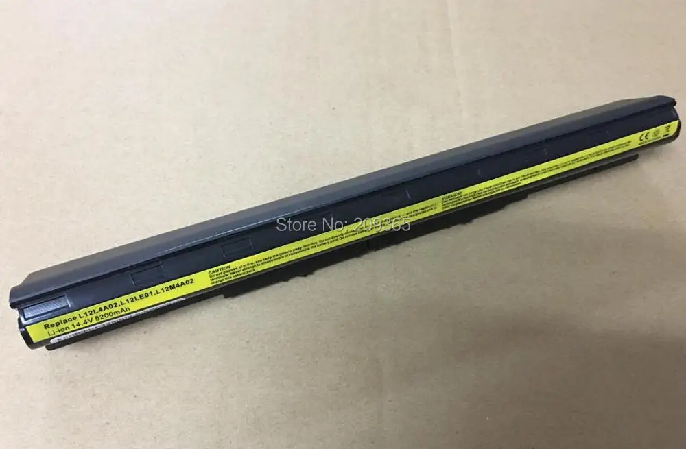 Аккумулятор 5200mAh для Lenovo IdeaPad G400s Z710 L12M4E01 14.4V 8-ячеечный L12M4A02 L12S4A02 L12S4E01 121500171.