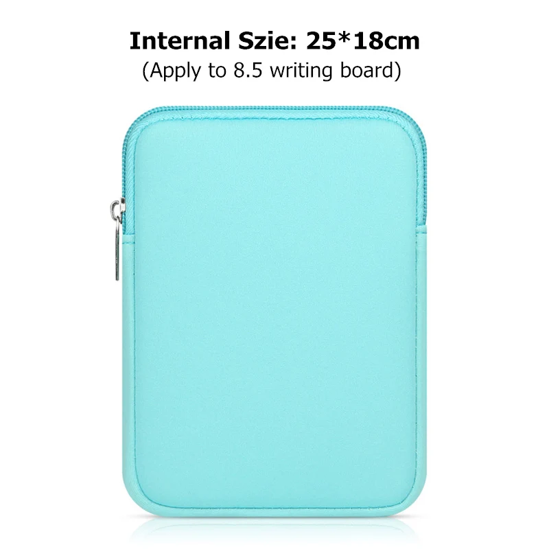 Soft bag Blue Портативный Смарт 8," дюймовый ЖК-планшет для письма, цифровой планшет для рисования, блокноты для рукописного ввода, электронная доска для планшета, ультратонкая доска - Цвет: Soft bag Blue
