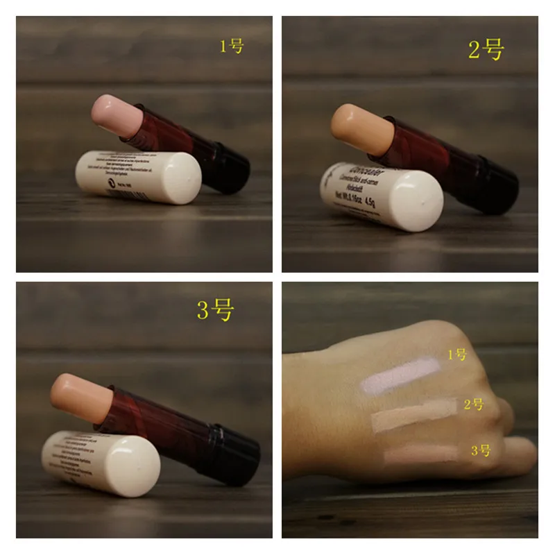 3 цвета уход за лицом Макияж для лица французская Паша скрыть недостатки консилер