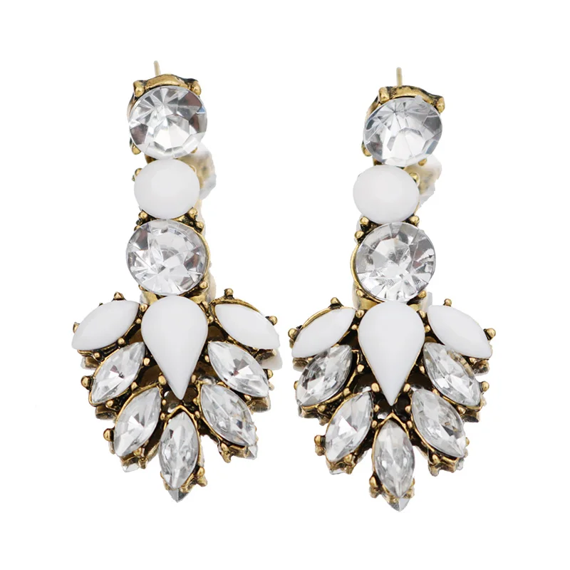 

2018 New Bohemian Long Earrings Fashion Unique Design Exquisite Rhinestone Brincos Personality Charm Women Earrings Accessories