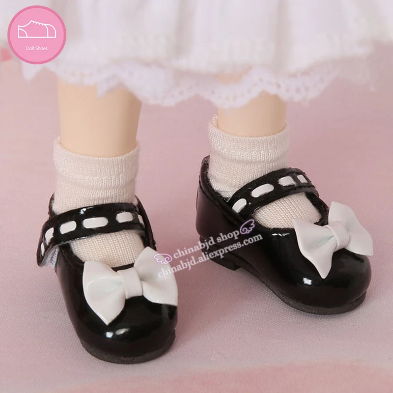Туфли для кукол BJD 1/6 кожаные туфли красные черные цвета обувь IP YOSD длина WX6 29 4 7 см