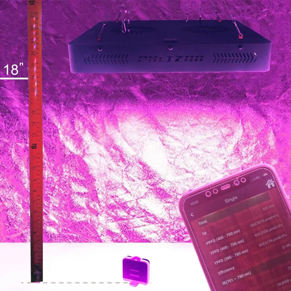 Phlizon 1200 W 1600 W 2200 W светать led phytolamps, высокая мощность PPFD цветок лампы