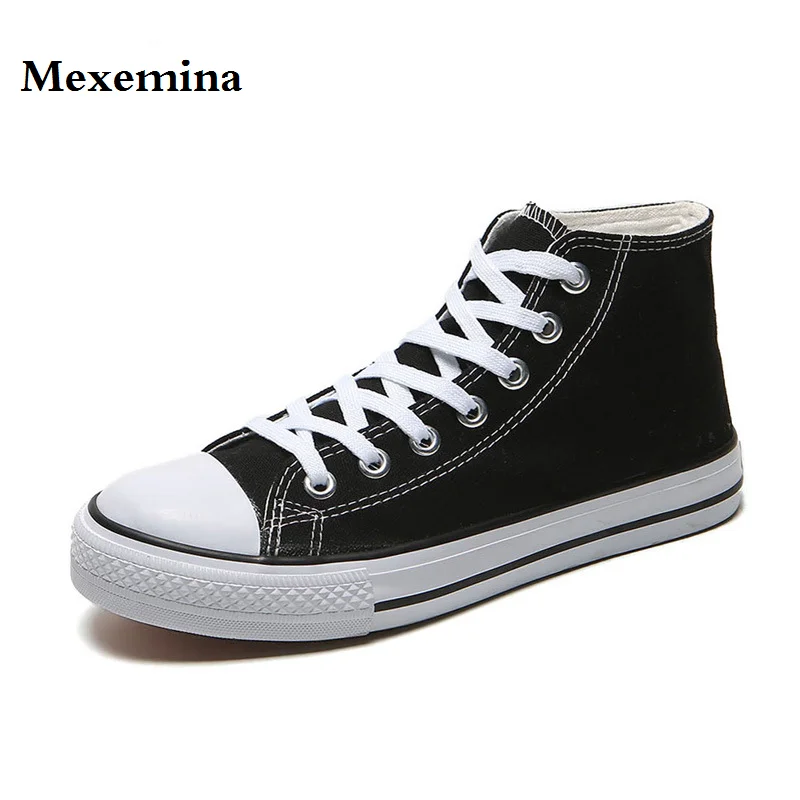 Летняя парусиновая обувь с высоким берцем для женщин и мужчин 2018 хит продаж