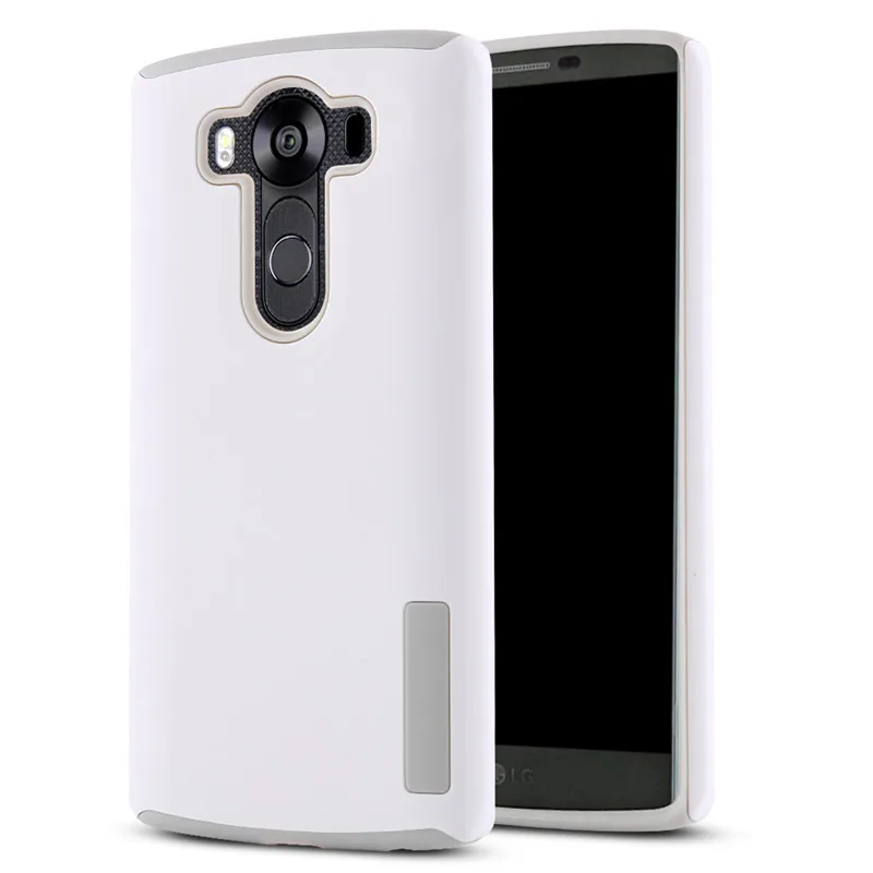 Edwo новый телефон case pc + tpu 2 в 1 hybrid combo for lg zero/lg v10 screen protection silicine антидетонационных