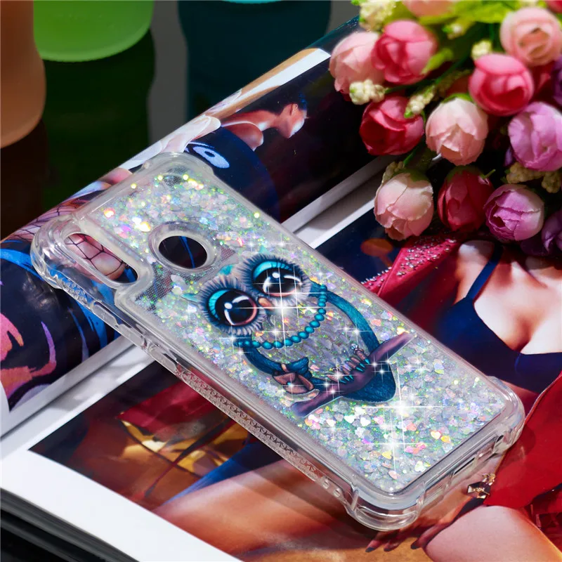 P Smart Phone Case For Huawei P20 Lite Mate10 Cases Glitter 3D cute Soft TPU Silicone P8 P9Lite 2017 Covers |