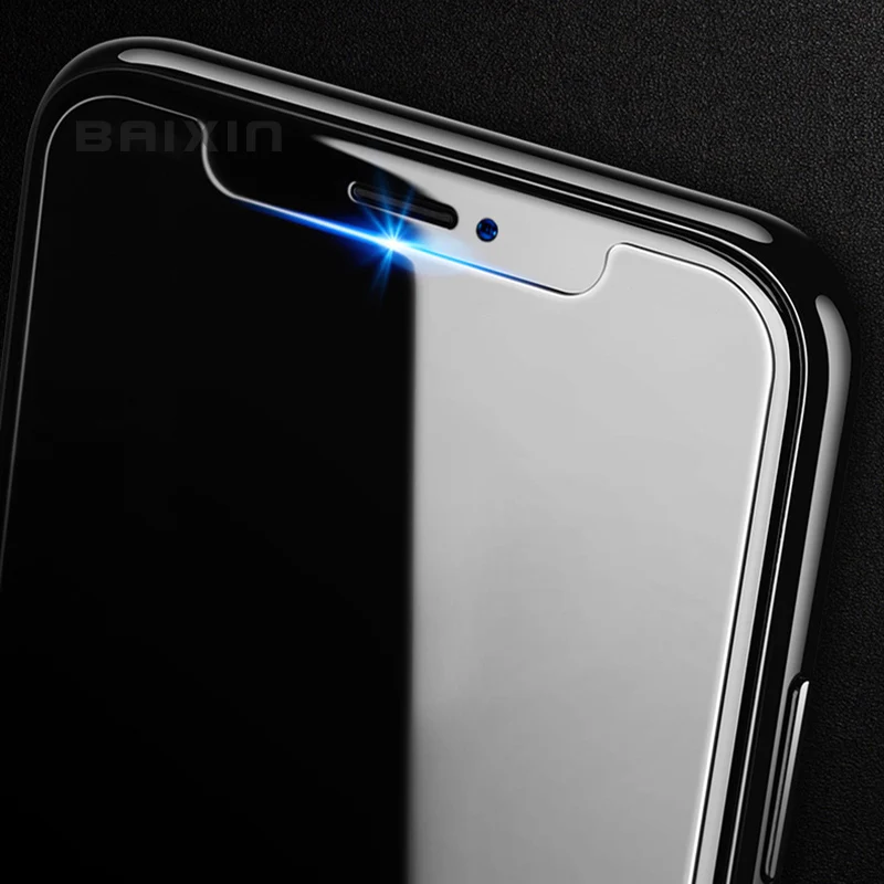 Baixin 10 шт для iphone 8 7 6 6s закаленное стекло Защита экрана X XS XR 4 5 5c plus усиленная