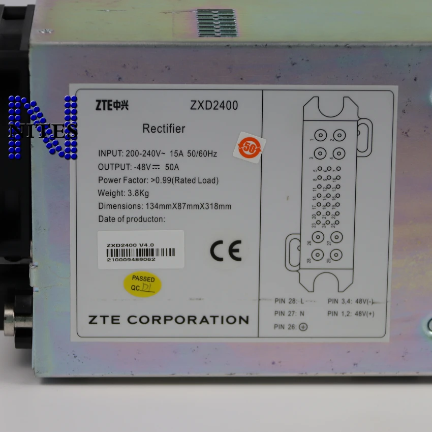 Оригинальный новый регулируемый выпрямительный модуль ZTE ZXD2400(V4.0) мощность связи