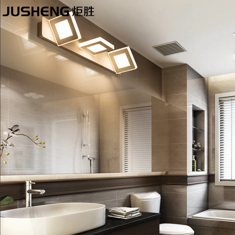 JUSHENG Крытый 9 Вт квадратные светодиодные Настенные светильники в настенный