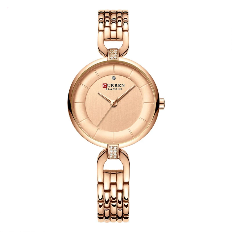 Reloj Mujer Новый Круглый циферблат без цифровых часов для женщин Аналоговые
