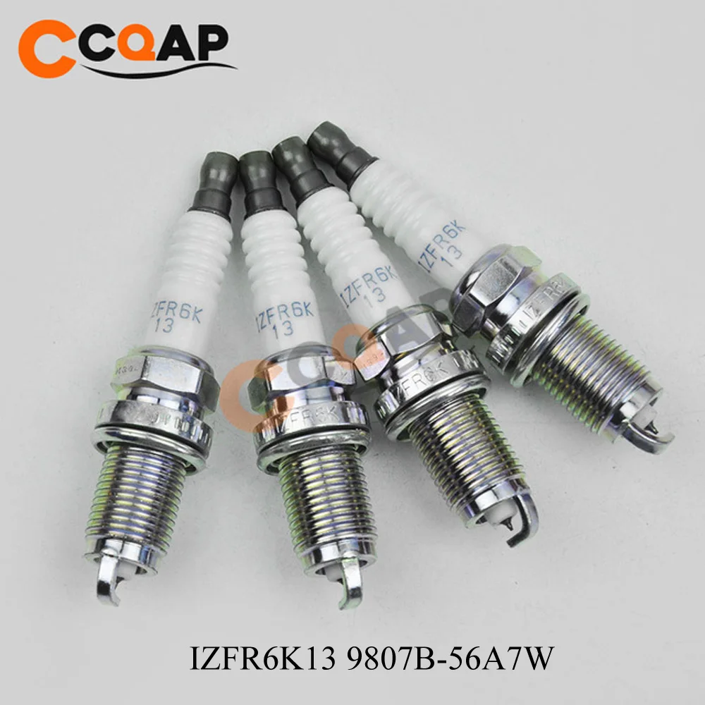 4 шт./лот иридиевая Свеча зажигания IZFR6K-11S 9807B-561BW IZFR6K-11 IZFR6K-13 ILZKR7B-11S SXU22HCR11S SILZKR7C-11S для Honda Accord
