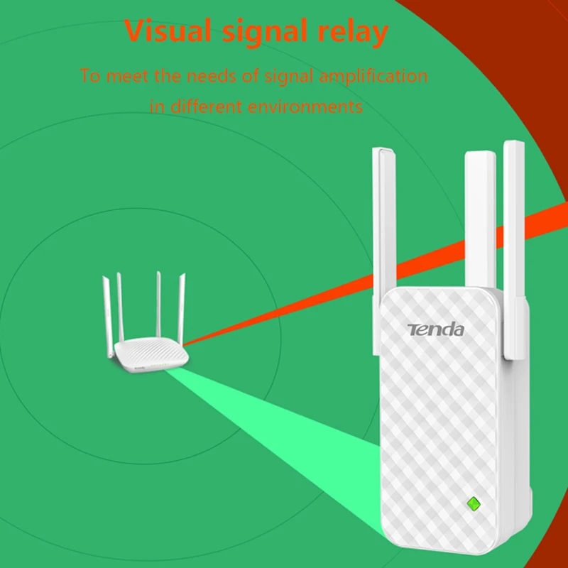 Tenda A12 300 Мбит/с Wi-Fi ретранслятор, идеальный партнер Беспроводной Wi-Fi роутера Беспроводной Range Extender Wi-Fi усилитель сигнала расширитель