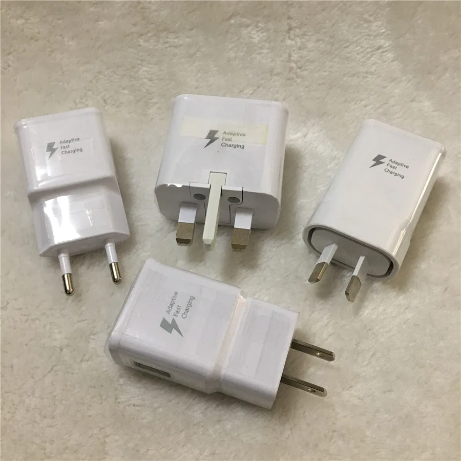 50 шт. 100% оригинал oem 5В 2A US/EU/AU/UK Plug Быстрая зарядка USB адаптер для путешествий