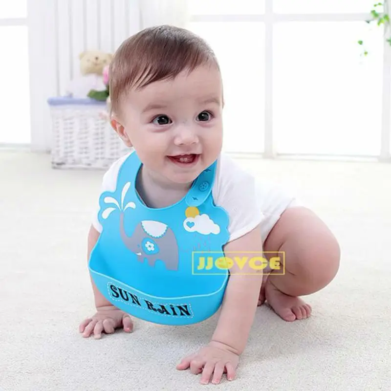 Детские нагрудники водонепроницаемые Силиконовые Слюнявчики для кормления