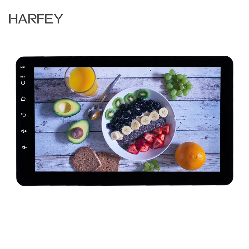 Универсальное автомобильное головное устройство Harfey 8 дюймов Android 1 2Din радио GPS