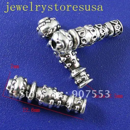 

30Pcs Tibetan silver vase Spacer Beads Findings h0330