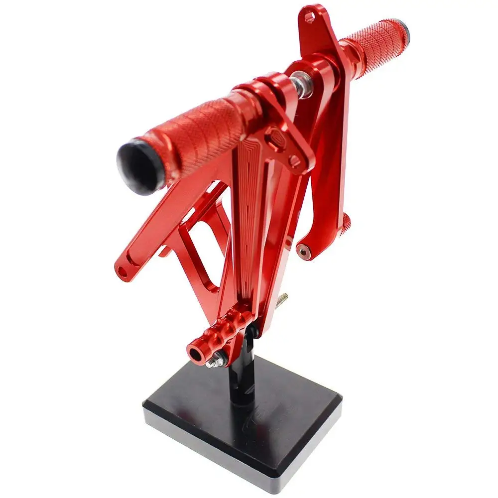 Для Honda RS125 GP125 1995-2013 мотоцикл подножки ЧПУ Регулируемая Rearset подставки для ног подножки RS GP 125 Подножки педаль