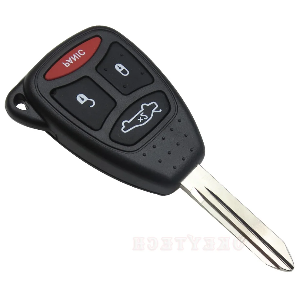 Новый 3 + 1 4 кнопки для Chrysler Jeep Dakota Dodge caliber Дюранго ключ сменный корпус Fob и Pad