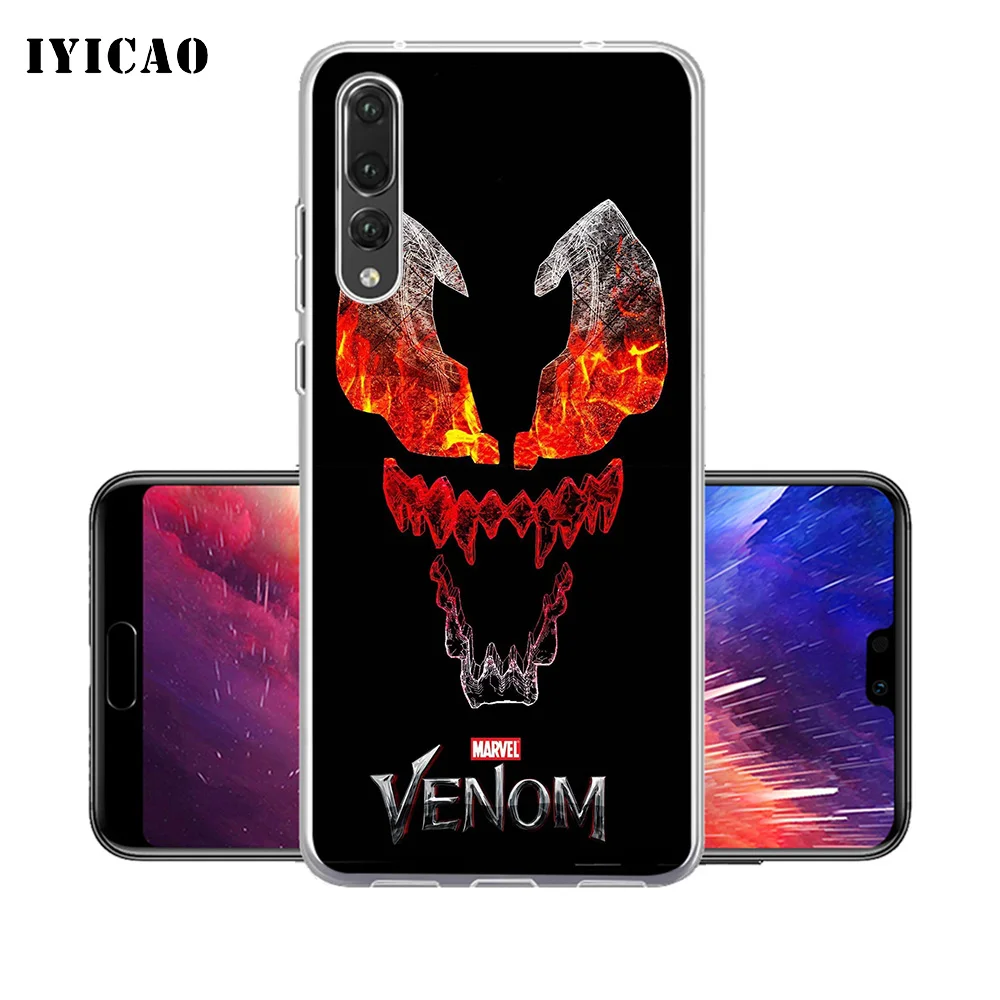 IYICAO venom Мягкий силиконовый чехол для телефона Huawei P30 P20 Pro P10 P9 P8 Lite P Smart TPU |