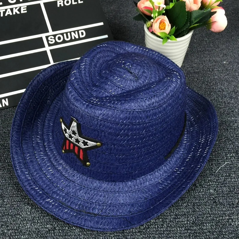 Детские шапки с кабелем и звездами ковбойские забавным рисунком лето осень