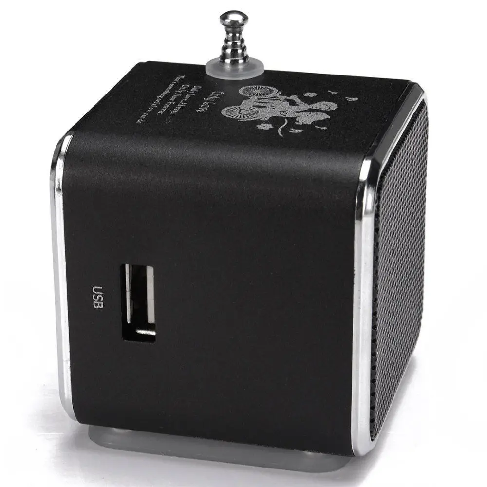 Winbob TD V26 алюминия Digita linternet радио FM приемник SD TF USB Play стерео Altavoz мини Динамик