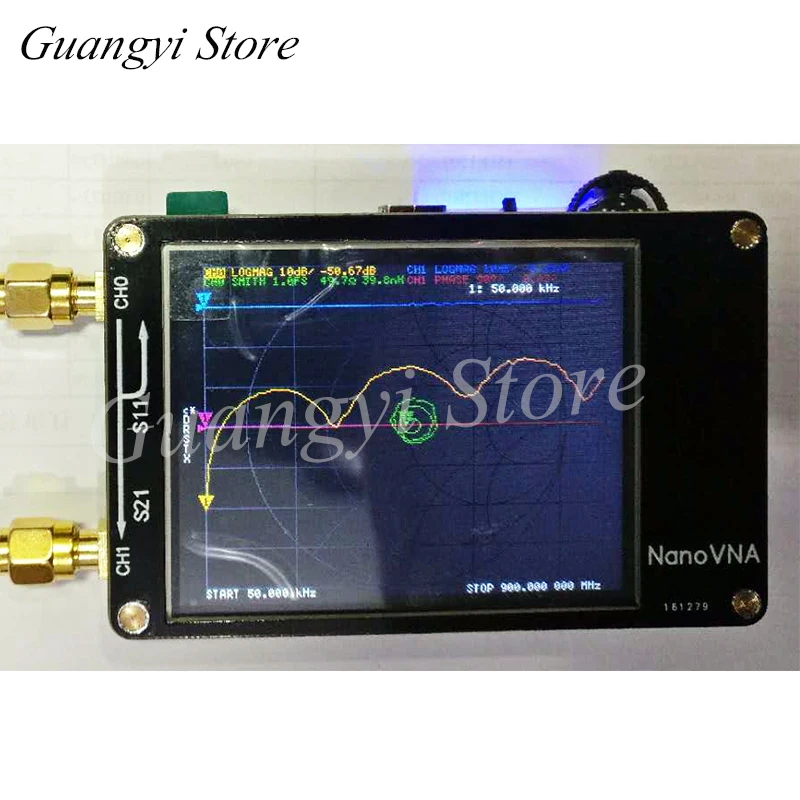 NanoVNA векторный сетевой анализатор антенный анализатор коротковолновый MF HF VHF UHF Genius
