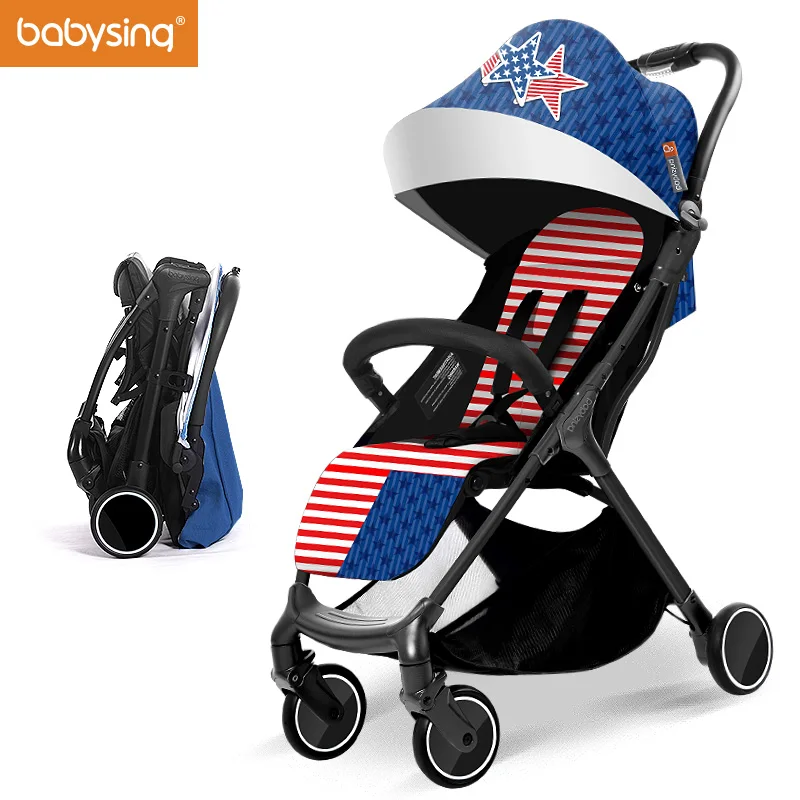 Babysing S GO III легкий одной рукой в сложенном виде Портативный Путешествия коляска