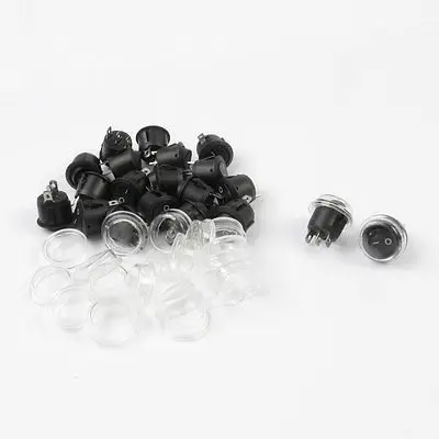 20 шт. SPDT 3 Pin Тип пайки круглая головка кулисный переключатель w водонепроницаемая