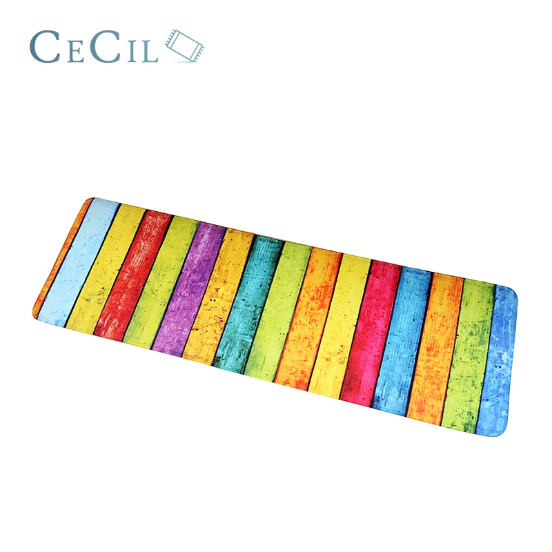 

Welcome Door Mat Floor Mats Print Bathroom Doormats Colorful Striped Doormat Floor Mat For Living Room Anti-Slip Kitchen Tapete