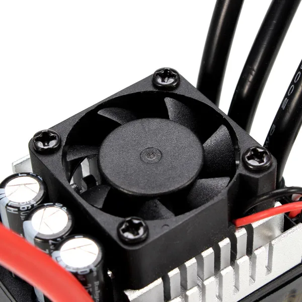 Racerstar 3660 бесщеточный водонепроницаемый Бессенсорный двигатель 80A ESC для 1/8 1/10 ралли с коротким ходом