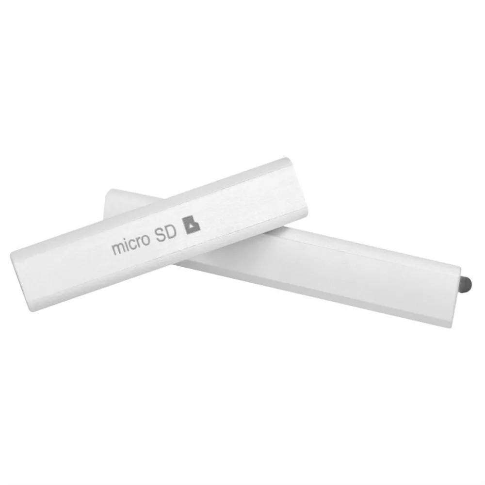 Sim-карта микро CD USB зарядный порт Слот блок Крышка для Sony Xperia Z5 Премиум Z3 Compact Z2 Z1 Z1mini Z3mini пылезащитный чехол